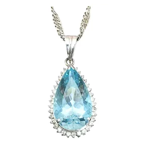 アクアマリン ネックレス 11.07ct