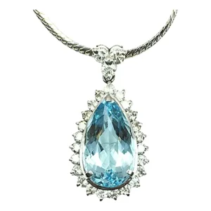 アクアマリン ネックレス 3.86ct