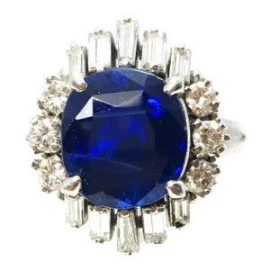 サファイア リング 6.16ct