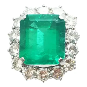 エメラルド リング 9.01ct
