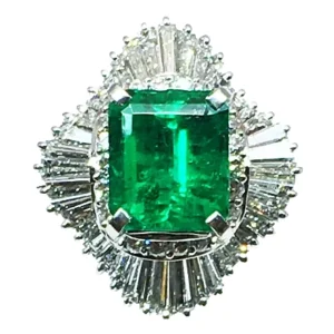 エメラルド リング 3.73ct