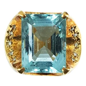 アクアマリン リング 12.34ct