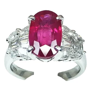 ルビー リング 4.03ct