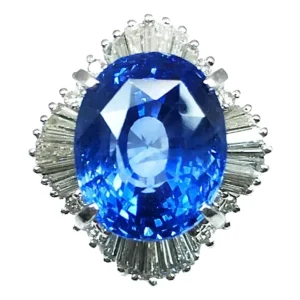サファイア リング 14.91ct