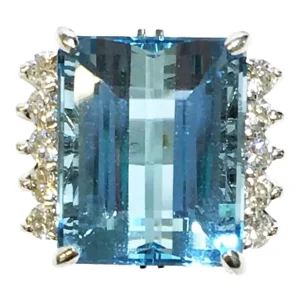 アクアマリン リング 18.15ct