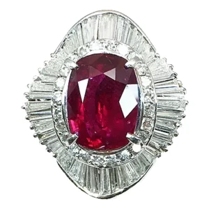 ルビー リング 6.01ct