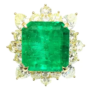 エメラルド リング 18.56ct