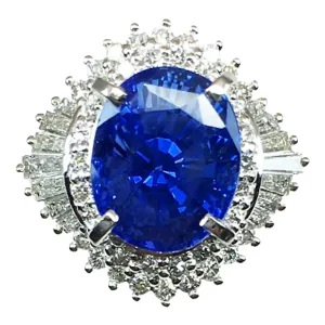 サファイア リング 5.8ct