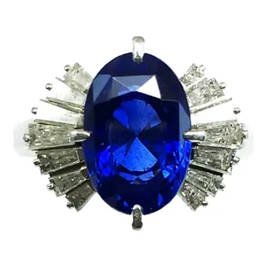 サファイア リング 8.11ct