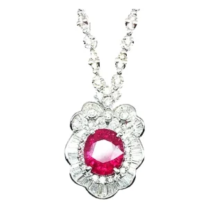 ルビー ネックレス 4.7ct