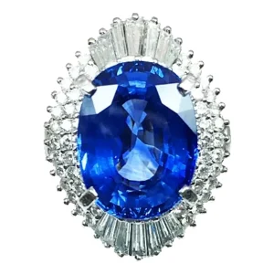 サファイア リング 10.07ct