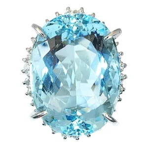 アクアマリン リング 16.88ct
