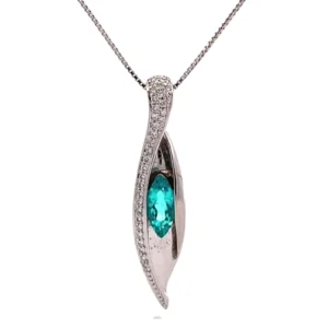 パライバトルマリン ネックレス 0.8 ct