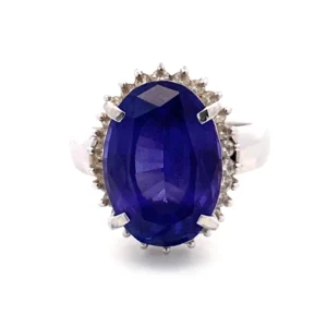 タンザナイト リング 9.08 ct