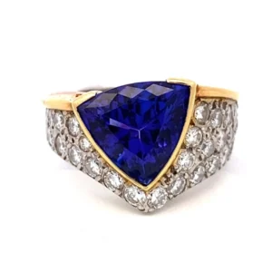 タンザナイト リング 4.58 ct
