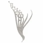 K18 ダイヤモンド ブローチ 5.4 ct