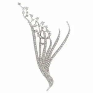 K18 ダイヤモンド ブローチ 5.4 ct