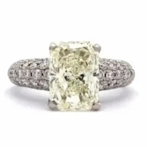 Pt･Pm900 ダイヤモンド リング 3.587 ct