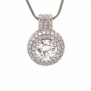 Pt･Pm950 ダイヤモンド ネックレス 1.15 ct