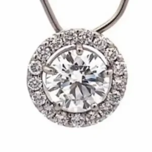 Pt･Pm900 ダイヤモンド ネックレス 1.57 ct
