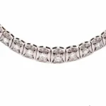 Pt･Pm900 ダイヤモンド ネックレス 3.22 ct