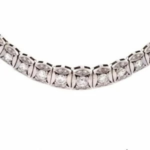 Pt･Pm900 ダイヤモンド ネックレス 3.22 ct