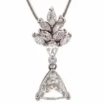 Pt･Pm900 ダイヤモンド ネックレス 2.259 ct