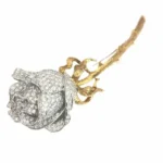 K18 ダイヤモンド ブローチ 2.05 ct