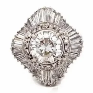 Pt･Pm900 ダイヤモンド リング 2.378 ct