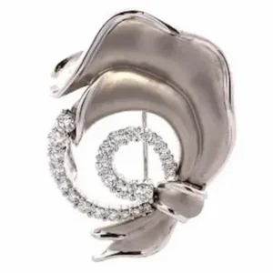 K18 ダイヤモンド ブローチ 1.33 ct