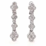 K18 ダイヤモンド ピアス 4.04 ct