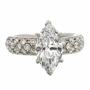 Pt･Pm900 ダイヤモンド リング 2.081 ct