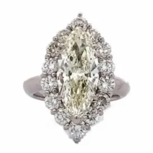 Pt･Pm900 ダイヤモンド リング 3.02 ct