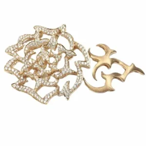 K18 ダイヤモンド ブローチ 2.18 ct