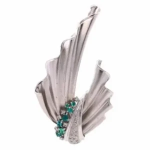 パライバトルマリン ブローチ 0.51 ct