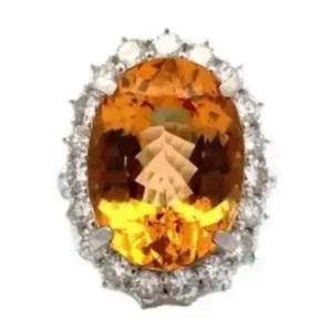 インペリアルトパーズ リング 15.92 ct