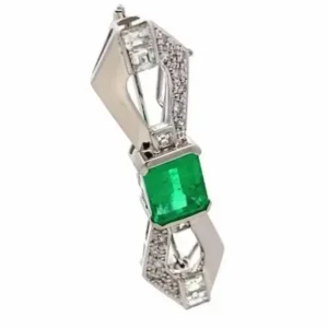 エメラルド ブローチ 2.66 ct