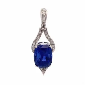 ブルーサファイア ネックレス 12.72 ct