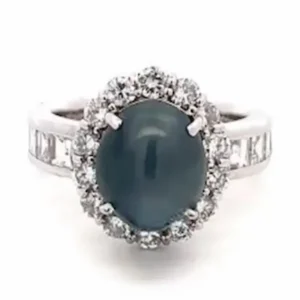 アレキサンドライトキャッツアイ リング 5.75 ct