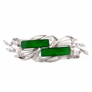 翡翠（ヒスイ） ブローチ 1.13 ct