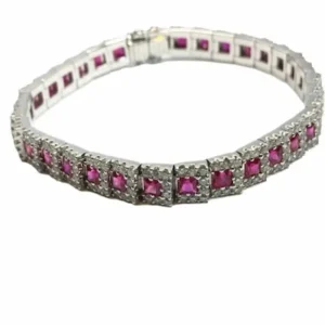 ルビー ブレスレット 5.15 ct