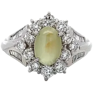 クリソベリルキャッツアイ リング 2.03ct