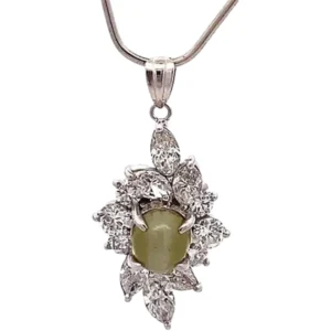 クリソベリルキャッツアイ ネックレス 1.67ct