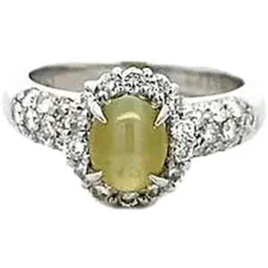 クリソベリルキャッツアイ リング 1.12ct