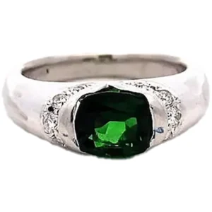 グリーンガーネット 指輪 1.31ct