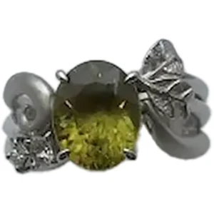 スフェーン ダイヤ リング 2.9ct