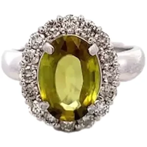 スフェーン ダイヤ リング 3.1ct