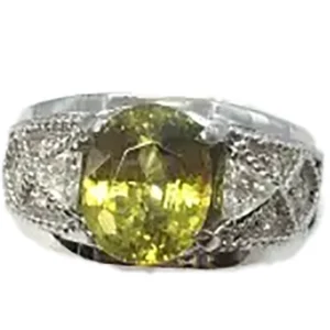スフェーン ダイヤ リング 3.5ct
