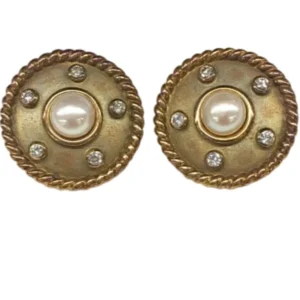K18 真珠・パール ダイヤ ピアス 17.5g