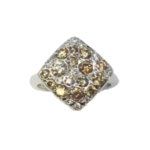 K18 ブラウンダイヤモンド リング 1.00ct